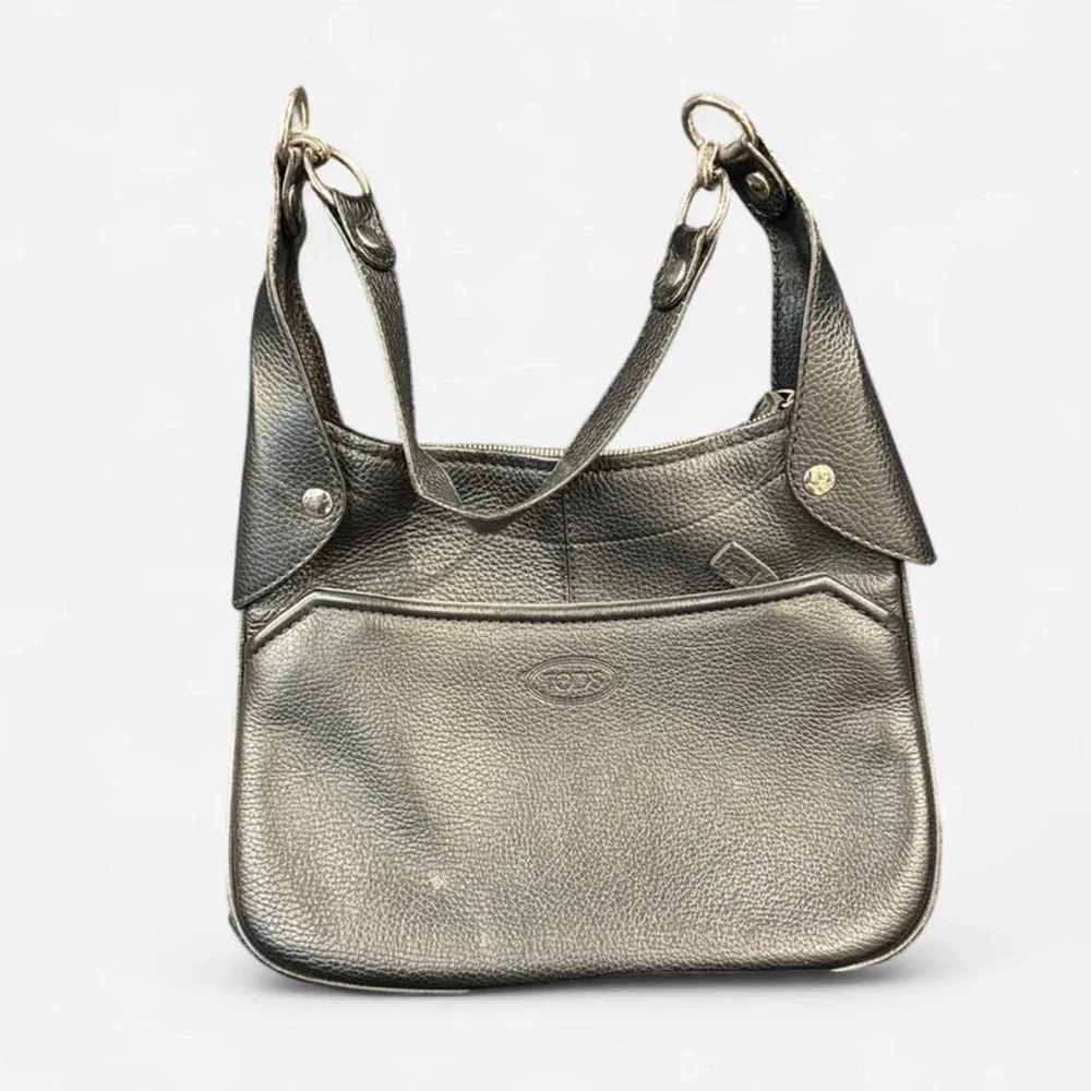 Tod’s Black Leather Shoulder Bag